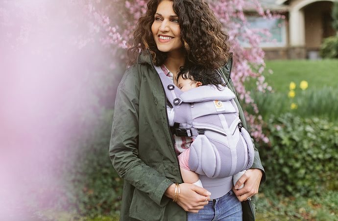 NEW LILAC GREY ERGOBABY CARRIERS