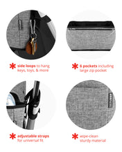 Load image into Gallery viewer, Skip Hop Grab & Go Ultra Stroller Organiser - Grey Melange