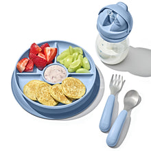 Load image into Gallery viewer, OXO Tot Stick & Stay Suction Divided Plate - Dusk