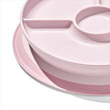 Load image into Gallery viewer, OXO Tot Stick & Stay Suction Divided Plate - Blossom