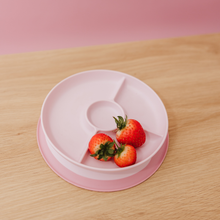 Load image into Gallery viewer, OXO Tot Stick & Stay Suction Divided Plate - Blossom