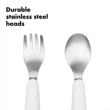 Load image into Gallery viewer, OXO Tot Fork & Spoon Set - Blossom