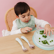 Load image into Gallery viewer, OXO Tot Stick & Stay Suction Divided Plate - Opal