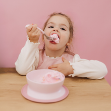 Load image into Gallery viewer, OXO Tot On-The-Go Fork And Spoon Set - Blossom