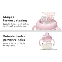 Load image into Gallery viewer, OXO Tot Transitions Soft Spout Sippy Cup With Removable Handles 6oz - Blossom