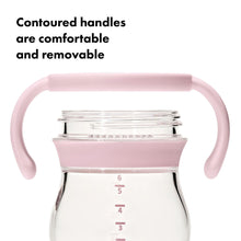 Load image into Gallery viewer, OXO Tot Transitions Soft Spout Sippy Cup With Removable Handles 6oz - Blossom