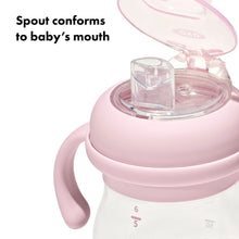 Load image into Gallery viewer, OXO Tot Transitions Soft Spout Sippy Cup With Removable Handles 6oz - Blossom