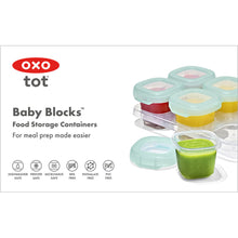 Load image into Gallery viewer, OXO Tot Baby Blocks Freezer Storage Containers 60ml - Opal