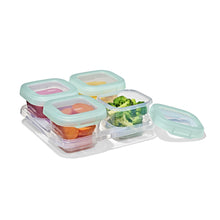 Load image into Gallery viewer, OXO Tot Baby Blocks Freezer Storage Containers 180ml - Opal