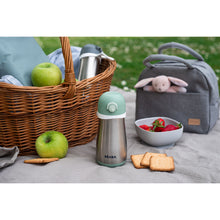 Load image into Gallery viewer, Beaba Stainless Steel Spout Bottle 350ml - Sage Green