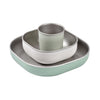 Beaba Stainless steel meal set - Sage green