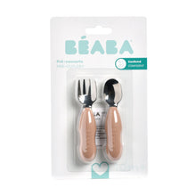 Load image into Gallery viewer, Beaba Fork & Spoon Stainless Steel Pre-Cutlery - Pralin