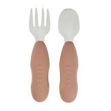 Load image into Gallery viewer, Beaba Fork & Spoon Stainless Steel Pre-Cutlery - Pralin