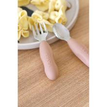 Load image into Gallery viewer, Beaba Fork & Spoon Stainless Steel Pre-Cutlery - Cotton Candy