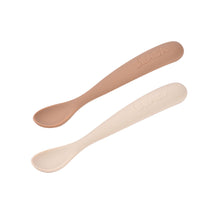 Load image into Gallery viewer, Beaba 1st Stage Silicone Spoons 2 Pack - Praline/Clay