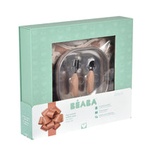 Load image into Gallery viewer, Beaba Stainless Steel Baby Meal Gift Set - Savannah Bloom