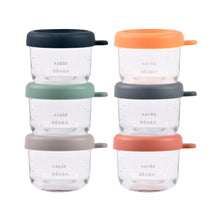 Load image into Gallery viewer, Beaba Glass Jars 6 Pack - 150ml