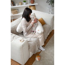 Load image into Gallery viewer, Beaba Big Flopsy Maternity & Nursing Pillow - Print Linen Natural