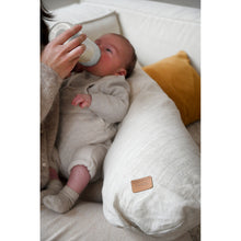 Load image into Gallery viewer, Beaba Big Flopsy Maternity & Nursing Pillow - Print Linen Natural
