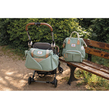 Load image into Gallery viewer, Beaba Wellington Nappy Bag Backpack - Sage Green