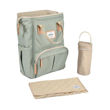 Load image into Gallery viewer, Beaba Wellington Nappy Bag Backpack - Sage Green