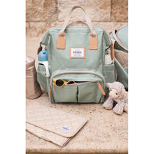 Load image into Gallery viewer, Beaba Wellington Nappy Bag Backpack - Sage Green