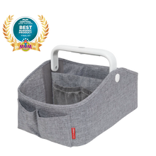Load image into Gallery viewer, Skip Hop Nursery Style Light Up Nappy Caddy - Heather Grey