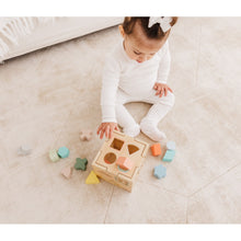 Load image into Gallery viewer, Bubble Wooden Shape Sorting Cube