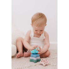 Load image into Gallery viewer, Bubble Silicone Star Stack & Play