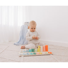 Load image into Gallery viewer, Bubble Wooden Numbers & Blocks Counting Set