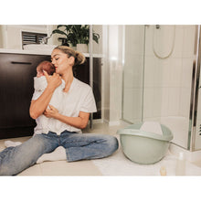 Load image into Gallery viewer, Bubble Cuddle Bath with Bath Seat - Sage