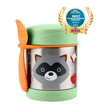 Load image into Gallery viewer, Skip Hop Zoo Insulated Food Jar - Raccoon