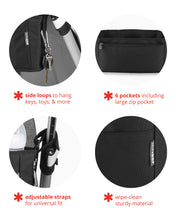 Load image into Gallery viewer, Skip Hop Grab & Go Ultra Stroller Organiser- Black