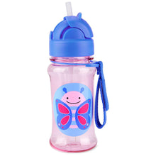 Load image into Gallery viewer, Skip Hop ZOO Tritan Renew Straw Bottle - Butterfly