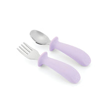 Load image into Gallery viewer, Skip Hop Besties Squad Fork & Spoon Set - Purple
