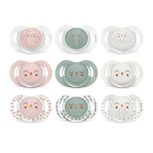 Load image into Gallery viewer, Suavinex Bonhomia Soother with SX Pro Anatomical Teat 0-6M - Owl Green