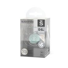 Load image into Gallery viewer, Suavinex Premium Soother with SX Pro Silicone Anatomical Teat 0-6M - Bonhomia Owl Green
