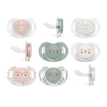 Load image into Gallery viewer, Suavinex Bonhomia Soother with SX Pro Anatomical Teat 0-6M - Owl Green