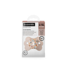 Load image into Gallery viewer, Suavinex Wonderland Butterfly SX Pro Soother 6-18 Months - Liberty Dusty Pink