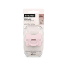 Load image into Gallery viewer, Suavinex Colour Essence Butterfly All Silicone SX Pro Soother 0-6 Months - Rosewater