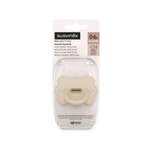 Load image into Gallery viewer, Suavinex Colour Essence Butterfly All Silicone SX Pro Soother 0-6 Months - Irish Cream