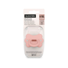 Load image into Gallery viewer, Suavinex Colour Essence Butterfly All Silicone SX Pro Soother 6-18 Months - Peach Pink