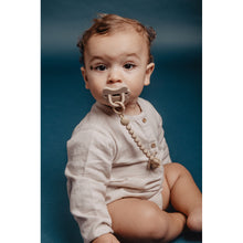 Load image into Gallery viewer, Suavinex Colour Essence Silicone Bobble Soother Clip - Irish Cream
