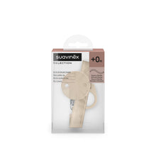 Load image into Gallery viewer, Suavinex Wonderland Soother Clip With Ribbon - Neutral