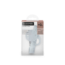 Load image into Gallery viewer, Suavinex Wonderland Soother Clip With Ribbon - Blue
