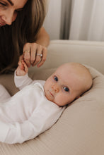 Load image into Gallery viewer, Theraline Muslin Maternity & Nursing Pillow - Sand Beige