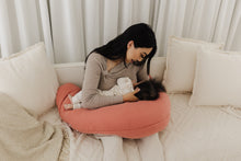 Load image into Gallery viewer, Theraline Muslin Maternity & Nursing Pillow - Terracotta