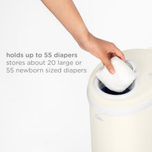 Load image into Gallery viewer, Ubbi Nappy Pail - Matte Ivory