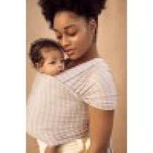 Load image into Gallery viewer, Ergobaby Aura Sustainably Sourced Knit Baby Wrap - Grey Stripes