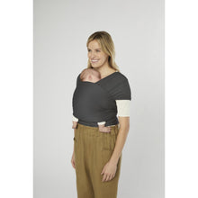 Load image into Gallery viewer, Ergobaby Aura Sustainably Sourced Knit Baby Wrap - Soft Black